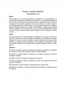 Ejemplo de Misión y visión de una empresa de panadería y pasteleria
