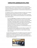 CONFLICTOS LABORALES EN EL PERU