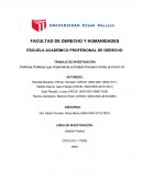 Políticas Públicas que implementa el Estado Peruano frente al Covid-19