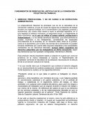 FUNDAMENTOS DE DERECHO DEL ARTICULO 68 DE LA CONVENCIÓN COLECTIVA DE TRABAJO