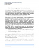 Seguridad-Inseguridad: percepciones y delitos concretos