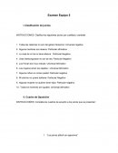 Examen Clasificación de juicios