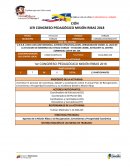 SISTEMATIZACIÓN CONGRESO PEDAGOGICO