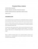 Proyecto Ética y Valores