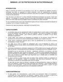 WEBINAR: LEY DE PROTECCION DE DATOS PERSONALES