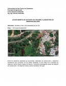 LEVANTAMIENTO DE UN PUNTO DE TIRADERO CLANDESTINO DE DESECHOS SÓLIDOS