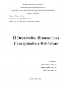 Ciencia Sociales Subprograma: Sociología del Desarrollo