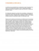CERÁMICA INCAICA