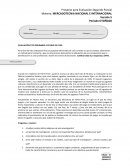 EVALUACIÓN TIPO ORDINARIO: ESTUDIO DE CASO