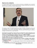 Qué es la oratoria
