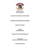 PROGRAMA DE ADMINISTRACION DE EMPRESAS DERECHO TRIBUTARIO