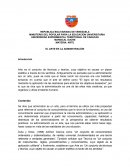 ENSAYO EL ARTE EN LA ADMINISTRACION