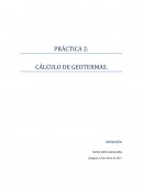 PRÁCTICA 2: CÁLCULO DE GEOTERMAS