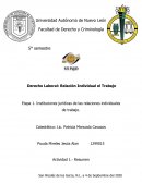 Ensayo. Instituciones Jurídicas en Derecho Laboral
