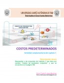 COSTOS PREDETERMINADOS