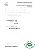 Manejo de espacios y cantidades