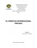 EL DERECHO INTERNACIONAL PRIVADO