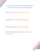 Pacto de la accidentabilidad laboral en Costa Rica por riesgos de Seguridad