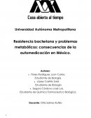 Resistencia bacteriana y problemas metabólicos: consecuencias de la automedicación en México