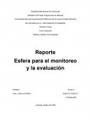 Esfera para el monitoreo y la evaluación