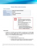 Ingles Formato: Wants, needs and opinions