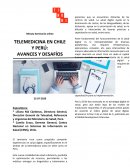 TELEMEDICINA EN CHILE Y PERÚ: AVANCES Y DESAFÍO