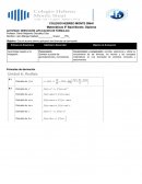Actividad: Derivación (aplicación de fórmulas)
