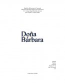 Características principales de la novela Doña Bárbara