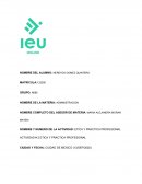 ETICA Y PRACTICA PROFESIONAL ACTIVIDAD # 2 ETICA Y PRACTICA PROFESIONAL