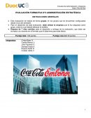 EVALUACIÓN FORMATIVA N°2 ADMINISTRACIÓN ESTRATÉGICA