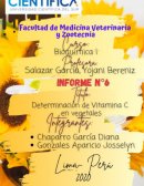 Laboratorio bioquiímica, determinación de vitamina C
