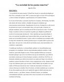 Dead poets society - resumen analitico