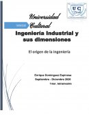 El origen de la ingenieria