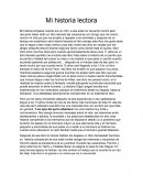 Mi historia lectora
