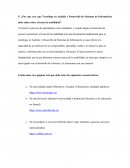 ¿Por qué cree que tecnólogo en análisis y desarrollo de sistemas de información debe saber sobre el tema de usabilidad?