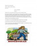 Ética y valores.La Honestidad