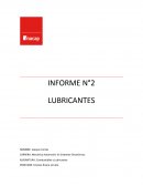 Informe Combustibles y Lubricantes