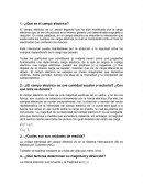 ¿Qué es el campo eléctrico?