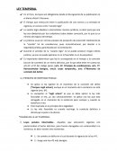 LEY TEMPORAL - DERECHO PENAL