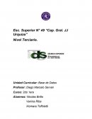 Unidad Curricular: Base de Datos