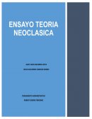 Ensayo teoría neoclasica