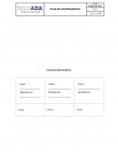 HOJA DE PLAN DE CONTINGENCIA