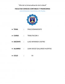 Fraccionamiento. Página 1