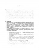 Resistencia Ley de Hooke