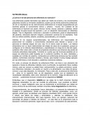 NUTRICIÓN (Beiza) ¿Cuál es el rol del personal de enfermería en nutrición?