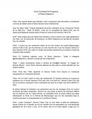 Guión De Radió Del Programa ''Al Ritmo Deportivo''