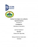 Materiales de laboratorio Química Orgánica II