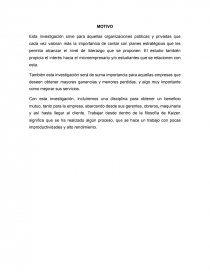 Metodología Kaizen. Página 3