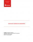 GESTION CADENA DE SUMINISTROS