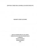 ESTRATEGIA Y DISEÑO PARA EL DESARROLLO DE NUEVOS PRODUCTOS